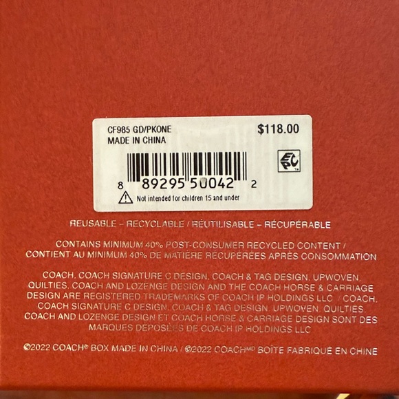 Coach classic earring set - Picture 6 of 6